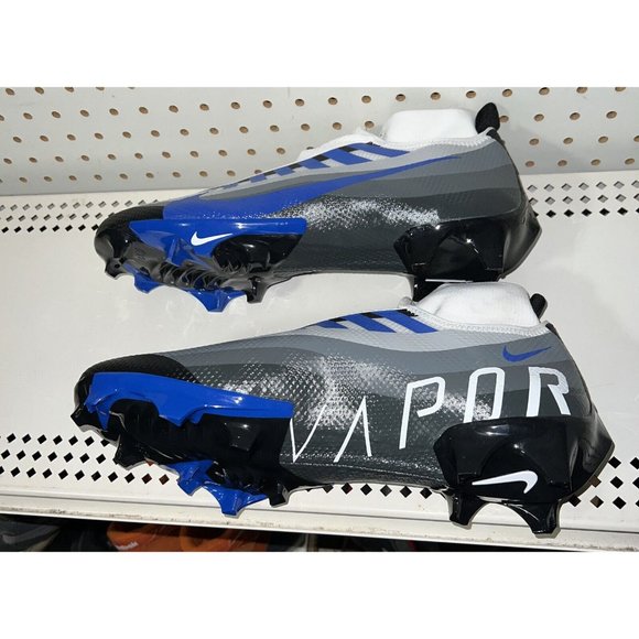 Nike Vapor Edge Pro 360 Mens Football Cleats Size 13 Gray Blue White Black main image 6